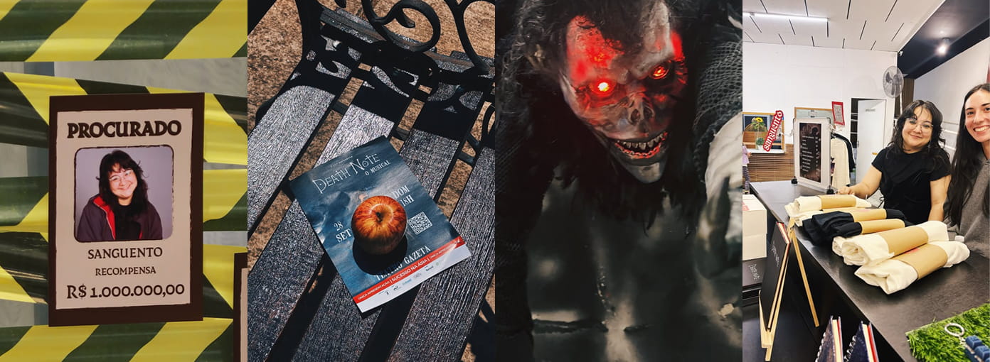 fotos da experiência de death note: o musical